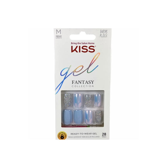 Kiss Gel Fantasy 28 Medium Nails 84595