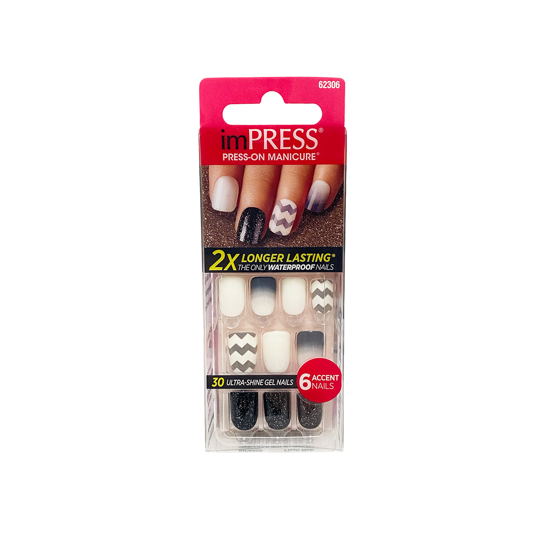 Kiss Gel Nails Flash Mob Zig Zag 62306