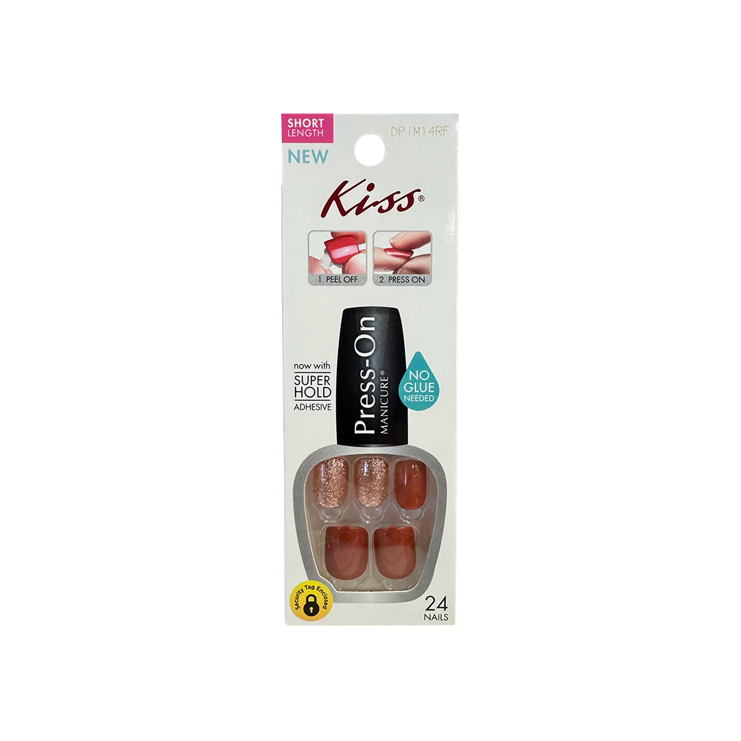 Kiss Impress 24 Nails Short Length Eat Pray Love