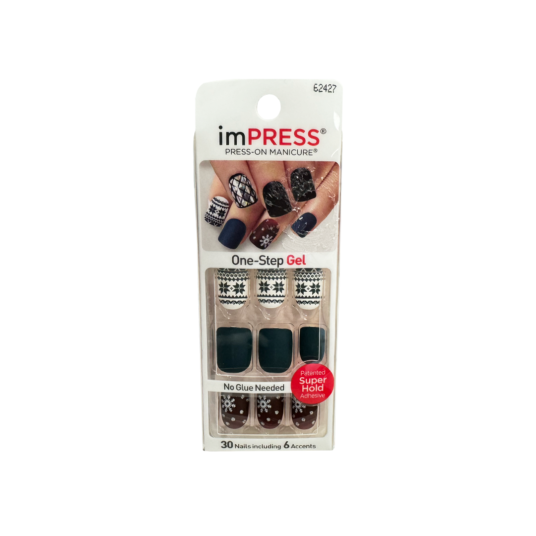 Kiss Impress 30 Nails 64247 Snowflake