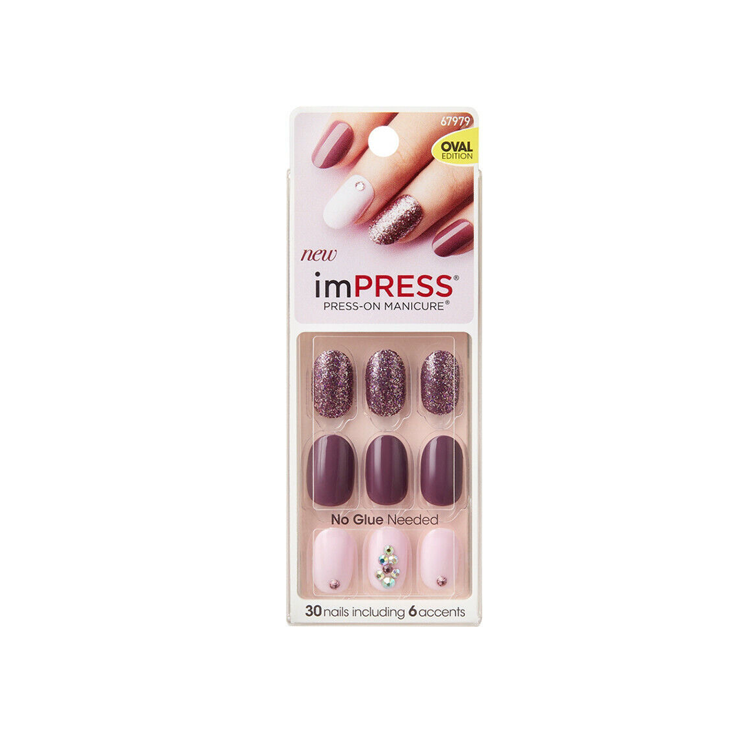 Kiss Impress 30 Nails Purple Jewel 67979