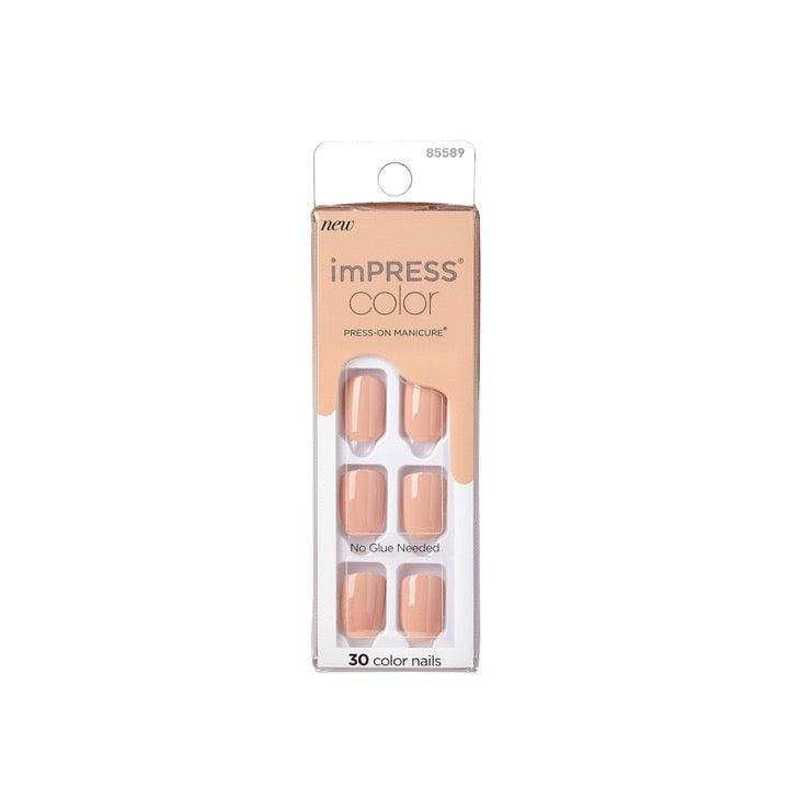 Kiss Impress Color Nails Latte 85589