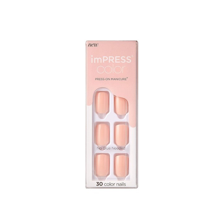 Kiss Impress Color Nails Peevish Pink