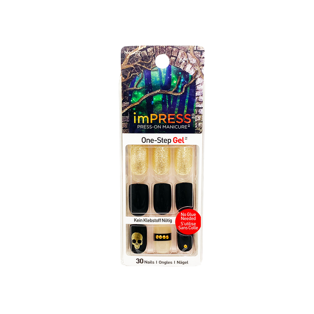 Kiss Impress Halloween 24 Glow in The Dark Nails 74119