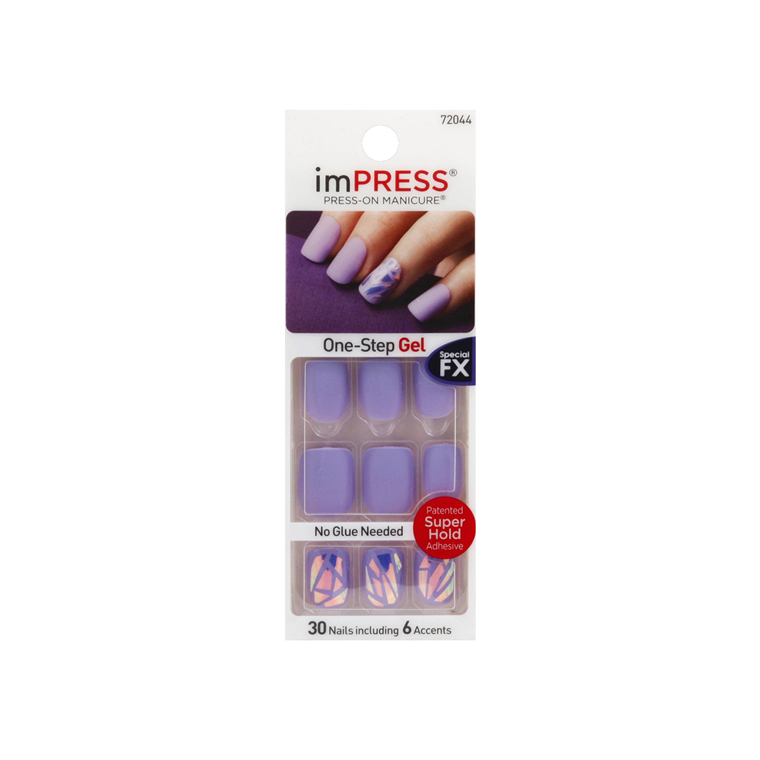 Kiss Impress 30 Nails Boss Lady Purple 72044