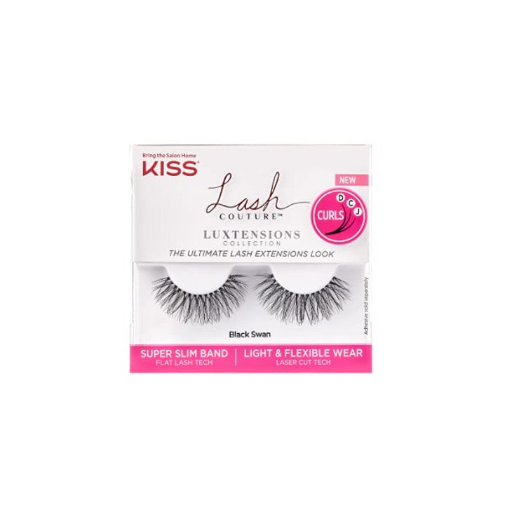 Kiss Lash Couture False Lashes Black Swan