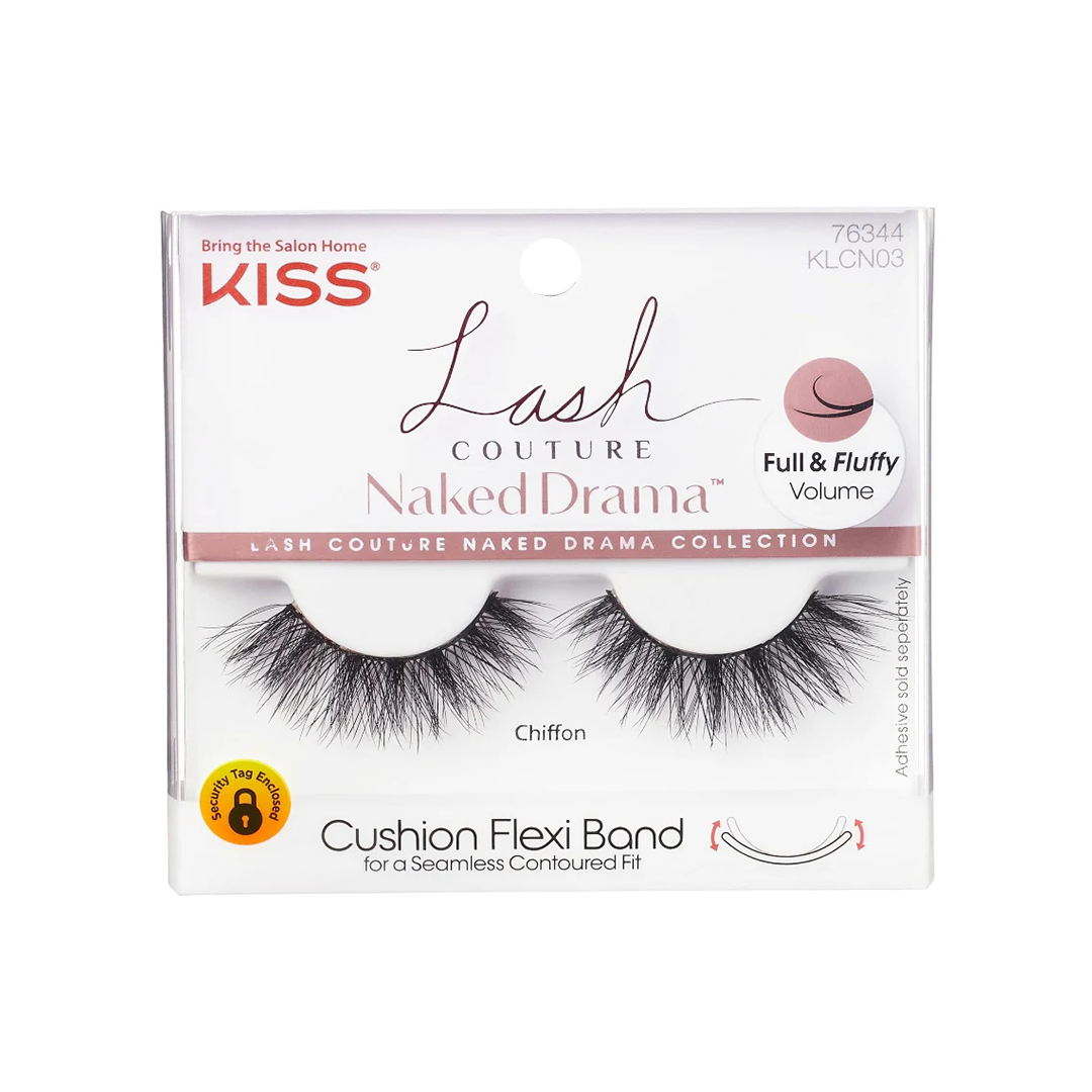 Kiss Lash Couture False Lashes Naked Drama Chiffon