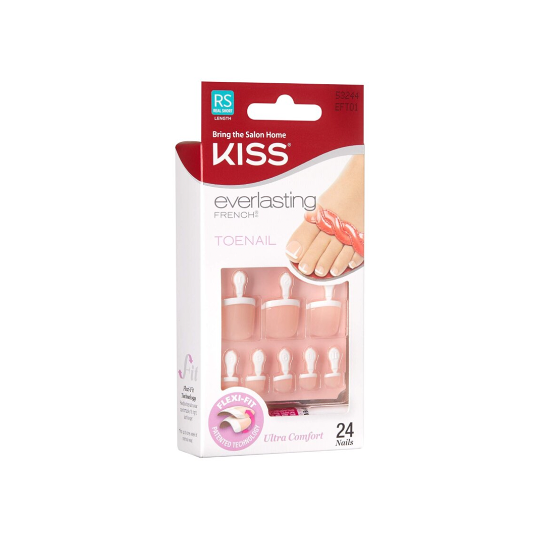 Kiss Real Short Everlasting French Toenails 53244 EFT01