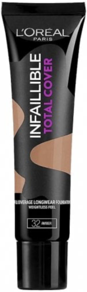 LOreal Infalible Total Cover Foundation 32 Amber