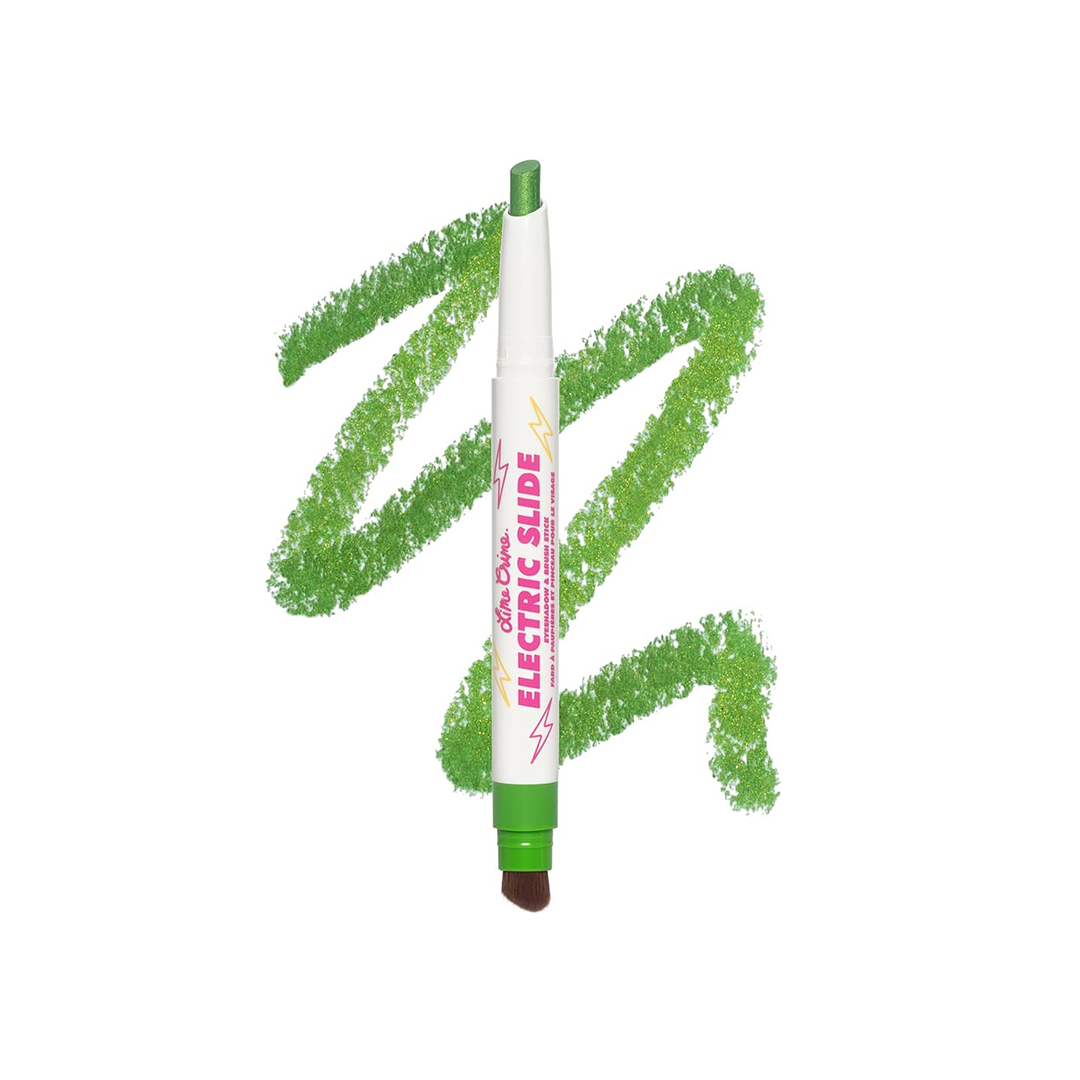 Lime Crime Electric Slide Eyeshadow & Brush Stick Lets Bounce
