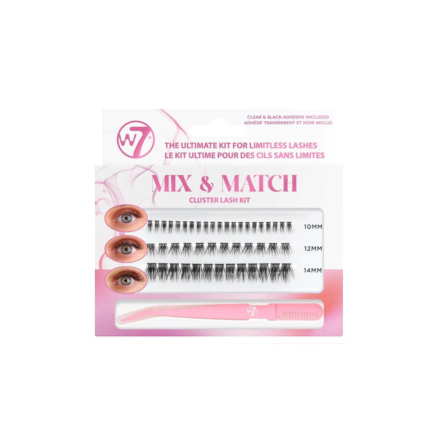 W7 Mix & Match False Lashes Cluster Kit