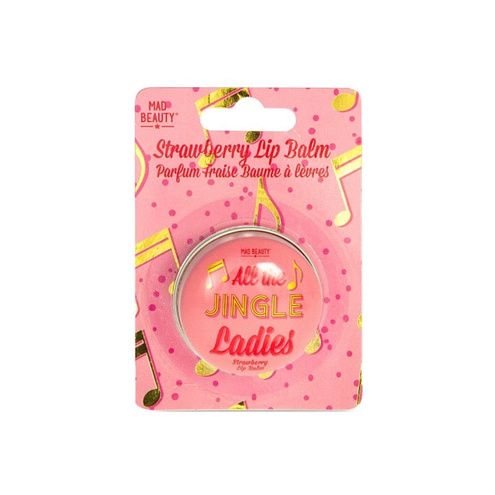 Mad Beauty All The Jingle Ladies Strawberry Lip Balm