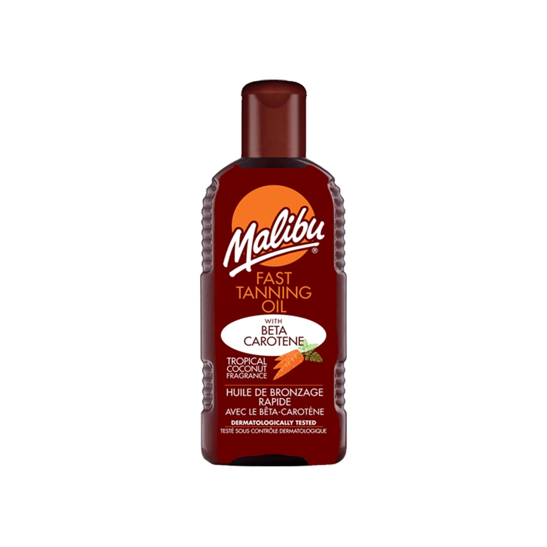 Malibu Fast Tanning Oil With Beta Carotene 200ml