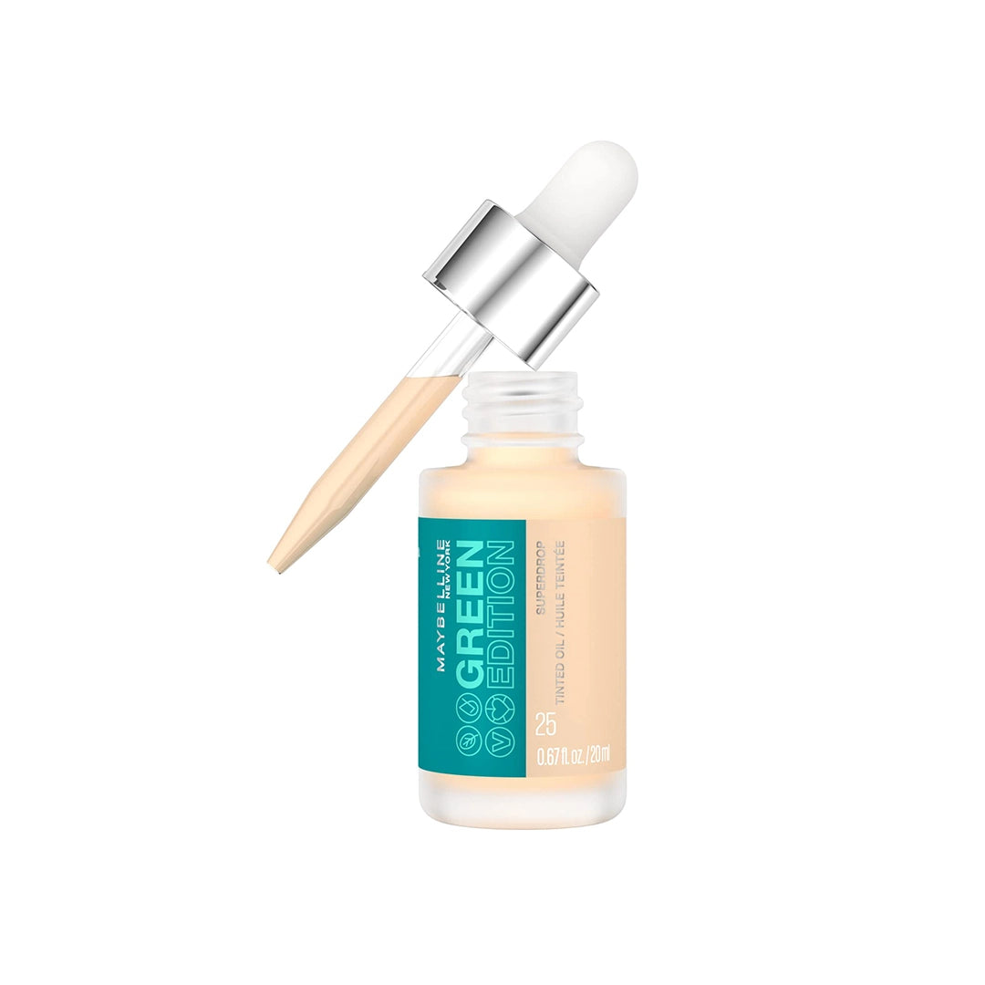 Maybelline Green Edition Superdrop Tinting Oil Foundation 25 20ml