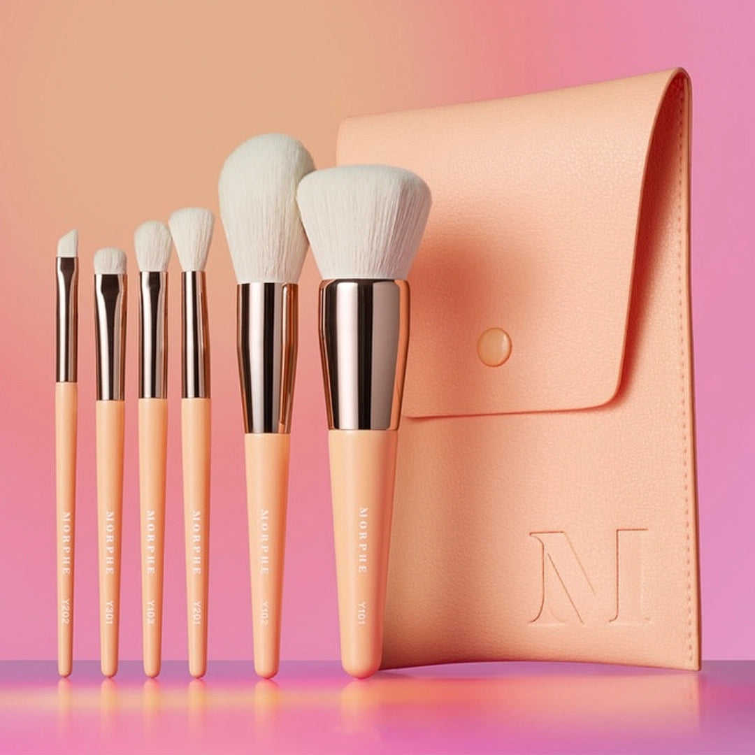 Morphe Aurascape 6 Piece Face & Eye Travel Brush Set – Beauty Outlet