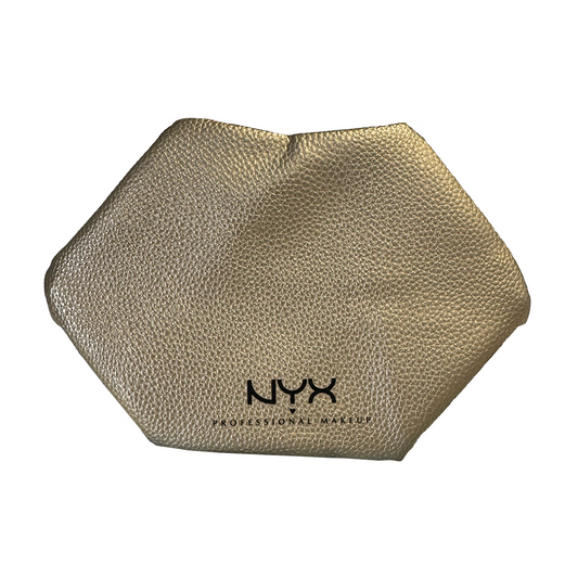 NYX Gold Lips Makeup Pouch