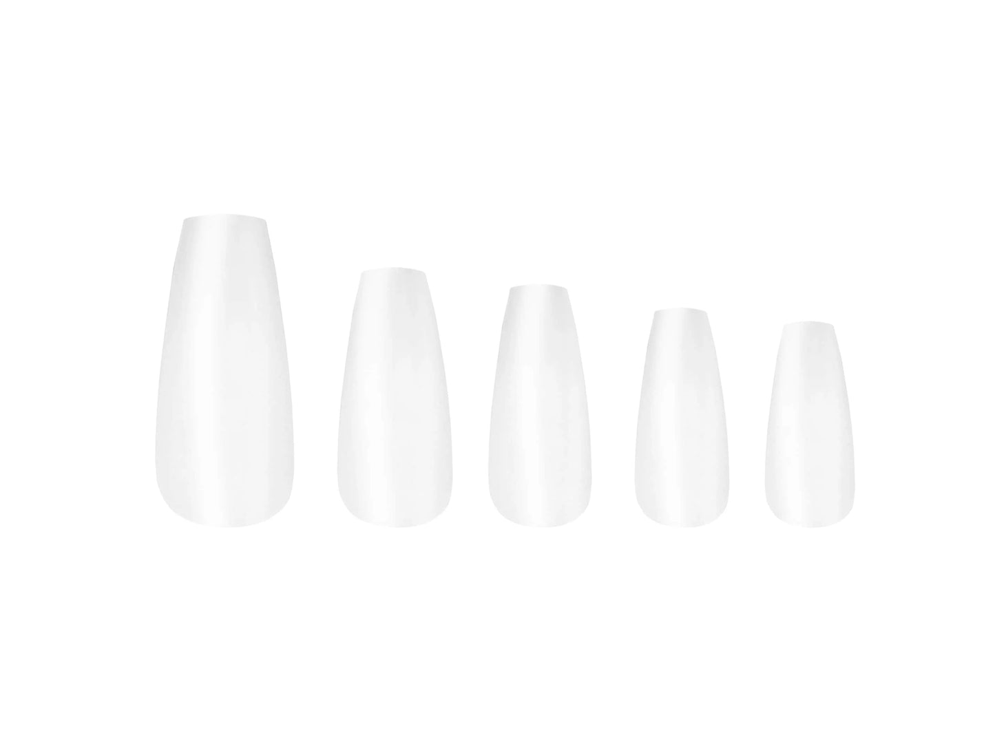 W7 Naturally Nude False Nails Coffin