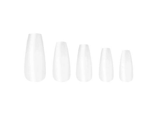 W7 Naturally Nude False Nails Coffin