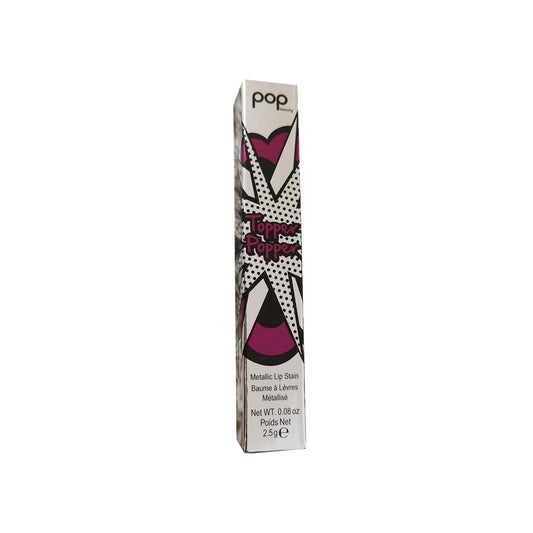 Pop Beauty Topper Popper Metallic Lip Stain Pink Popper