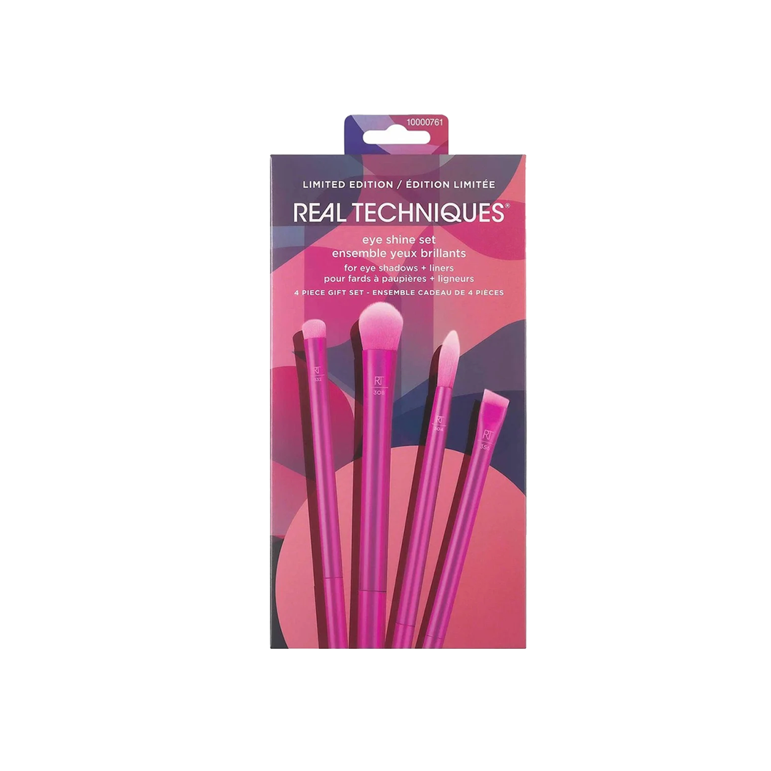 Real Techniques Eye Shine 4 Piece Brush Set