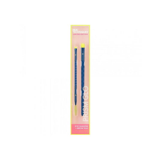 Real Techniques Prism Glow Eyeshadow + Brow Brush Duo