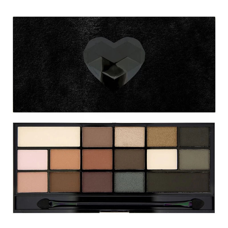 Revolution I Heart Makeup Palette of Shadows Black Velvet