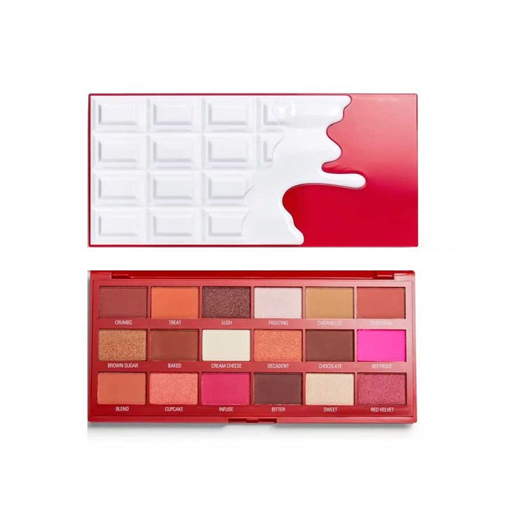 Revolution I Heart Revolution Chocolate Red Velvet Eyeshadow Palette