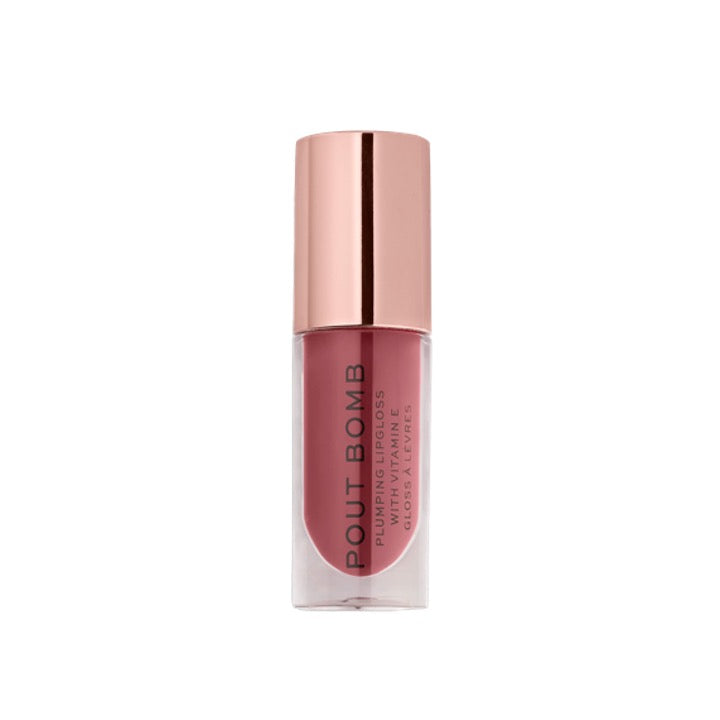 Revolution Pout Bomb Plumping Gloss Sauce Dusty Pink