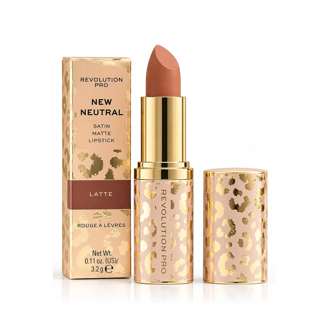Revolution Pro New Neutral Satin Matte Lipstick Latte