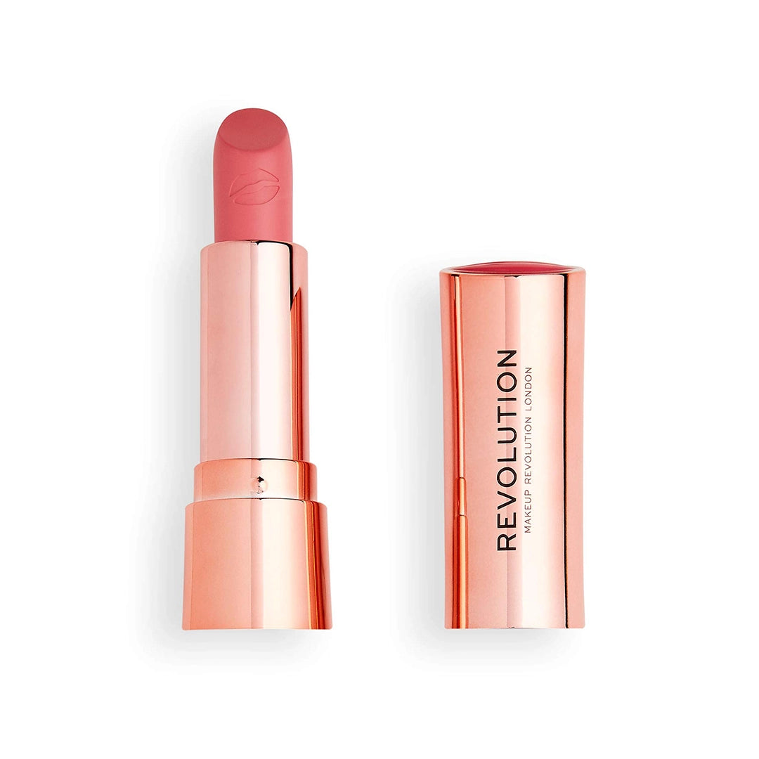 Tester Revolution Satin Kiss Lipstick Cupcake