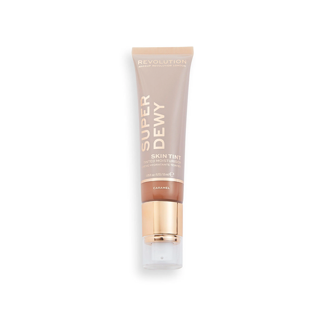 Revolution Super Dewy Skin Tint Tinted Moisturiser Caramel