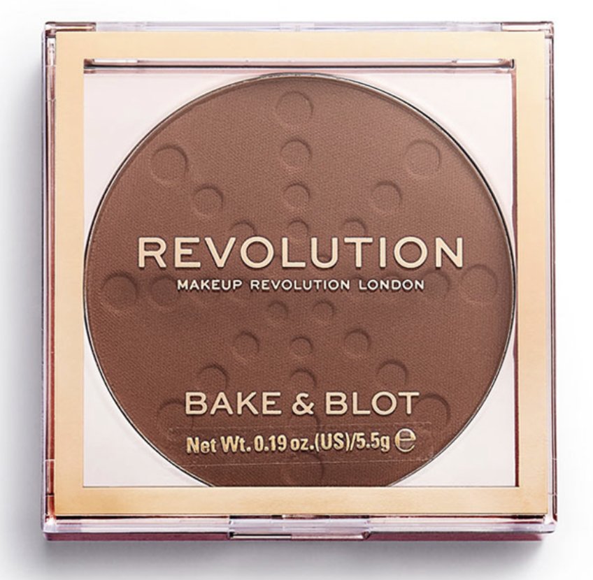 Revolution Bake & Blot Compact Powder Deep Dark