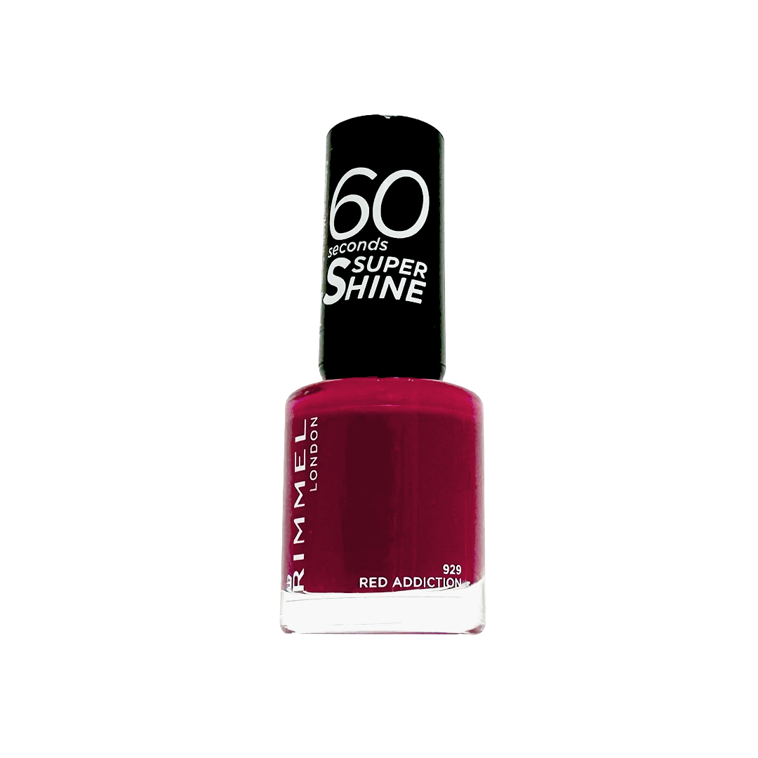 Rimmel 60 Second Nail Polish Red Addiction 929