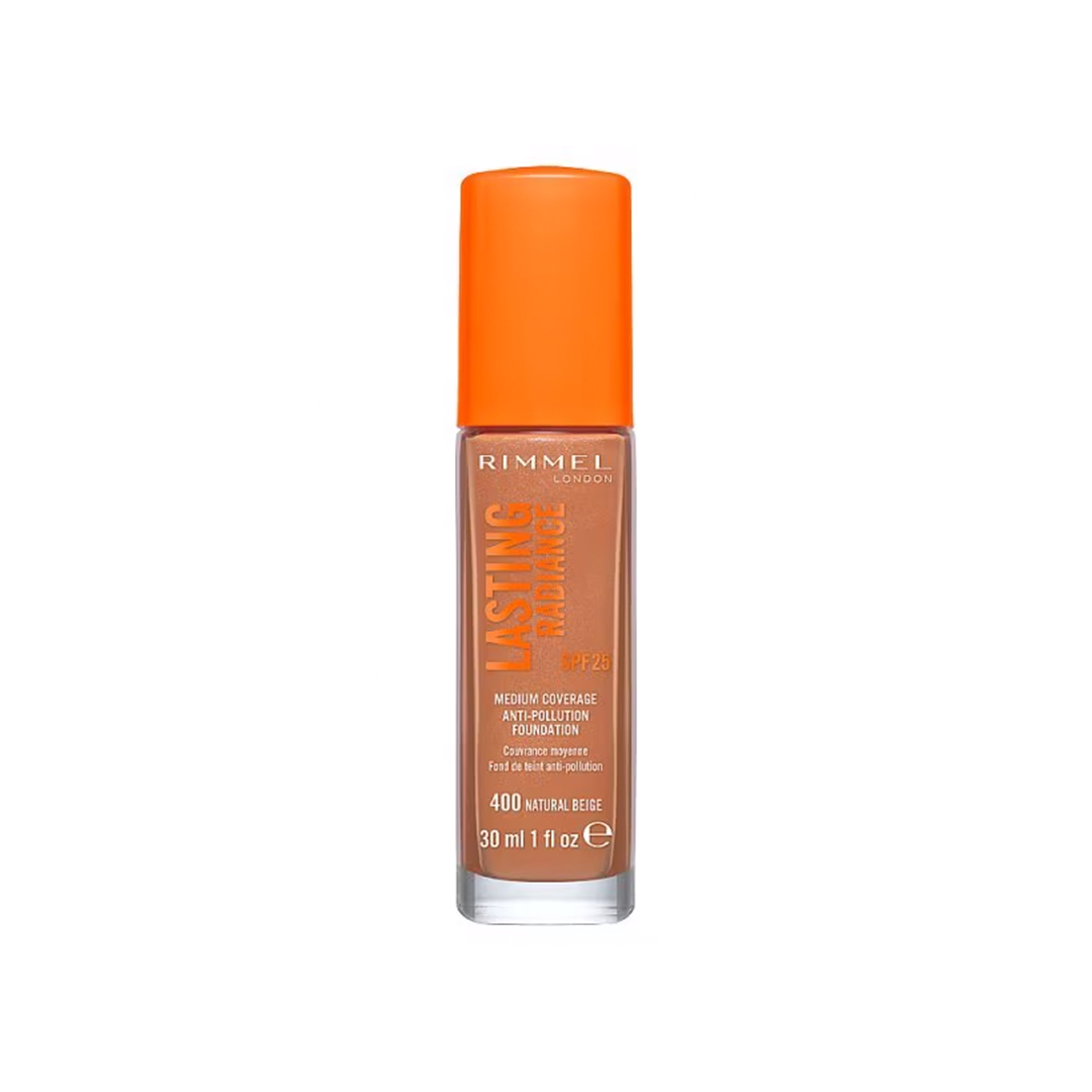 Rimmel Lasting Radiance Foundation 400 Natural Beige