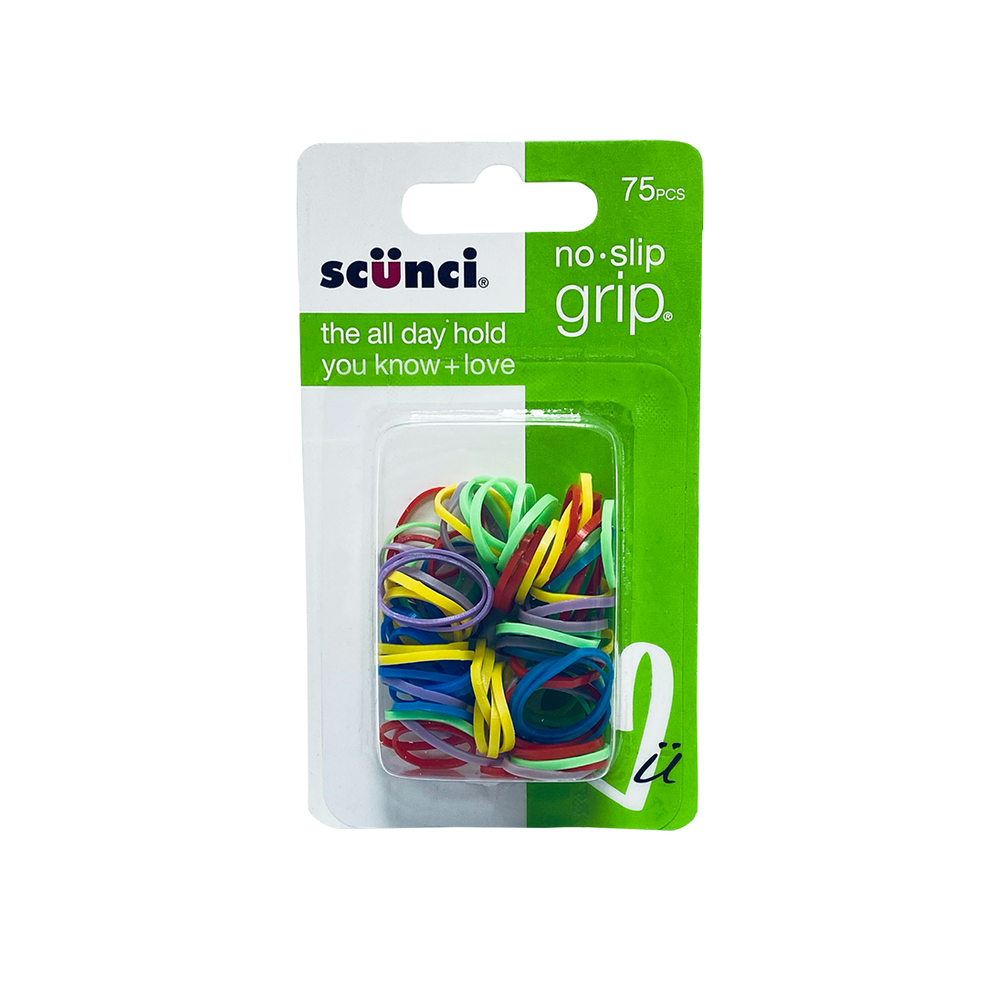Scunci 75 No Slip Grip Snagless Bands