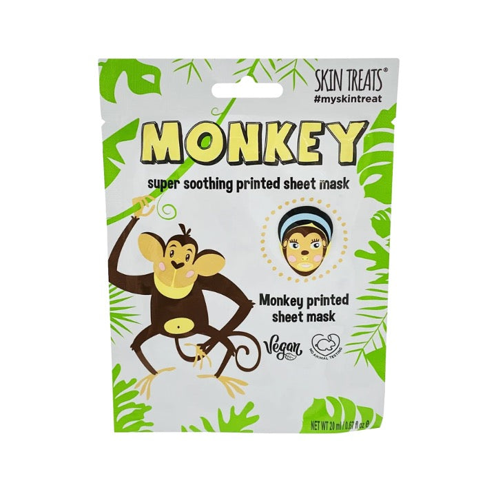 Skin Treats Monkey Super Soothing Printed Sheet Mask