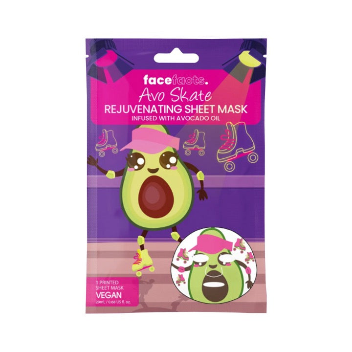 Face Facts Avo Skate Sheet Mask