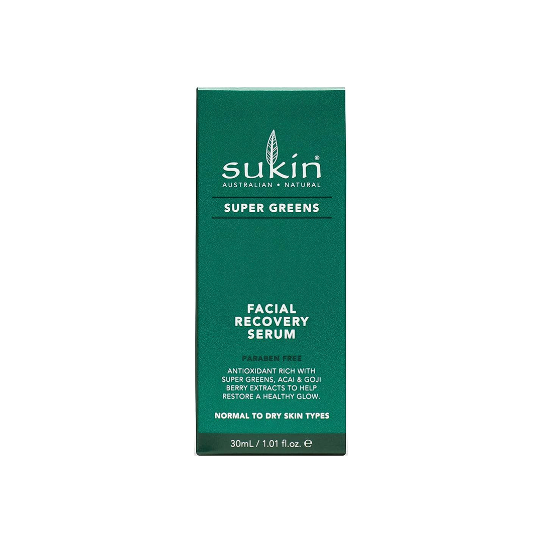 Sukin Super Greens Facial Recovery Serum 30ml