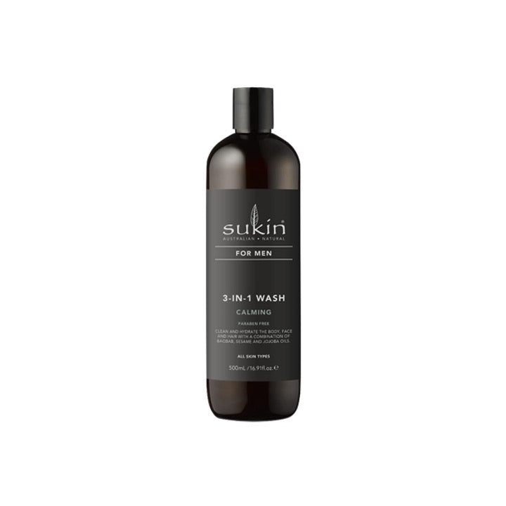 Sukin Men 3 in 1 Wash Calming 500ml