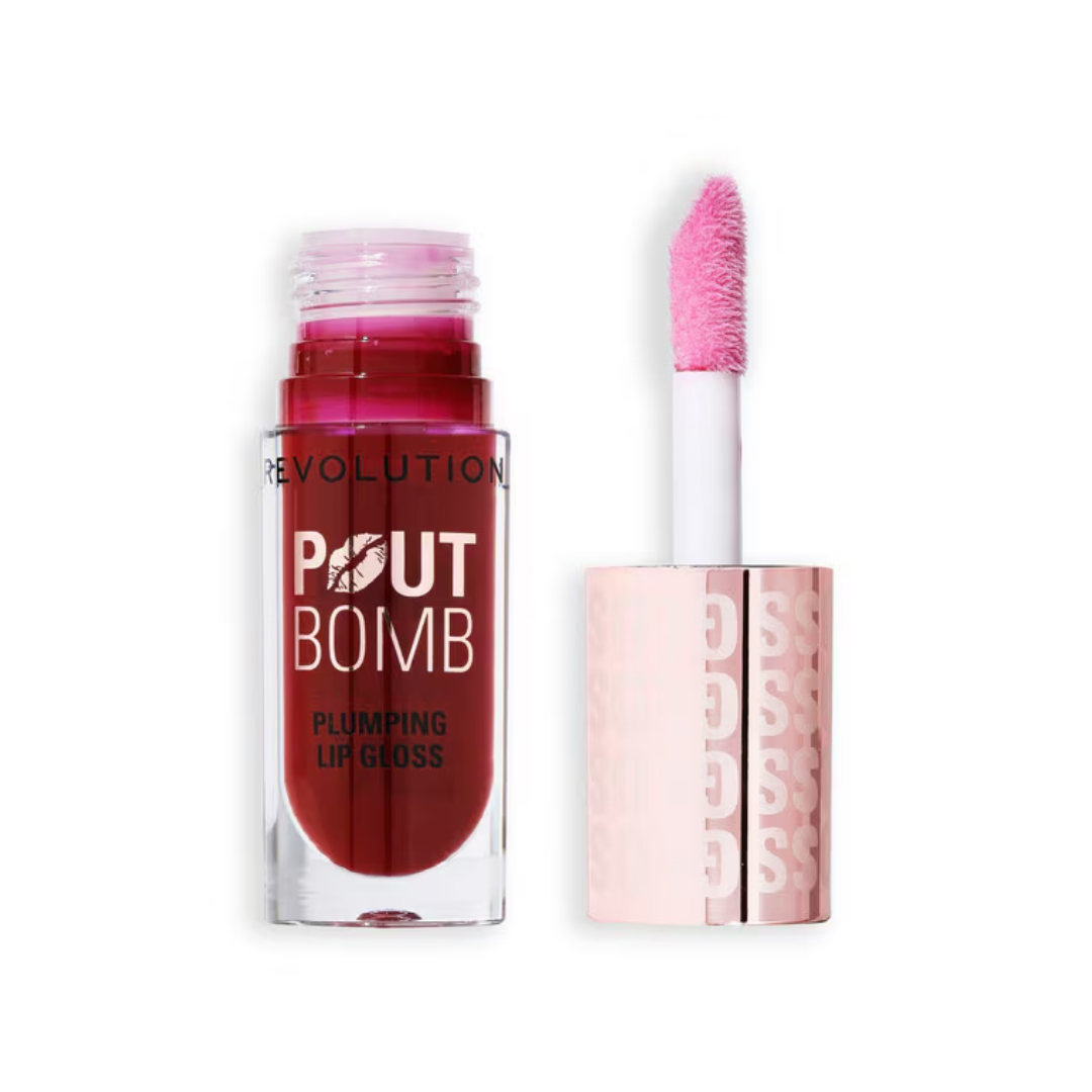 Revolution Pout Bomb Maxi Plump Plumping Gloss Jelly Berry Mauve