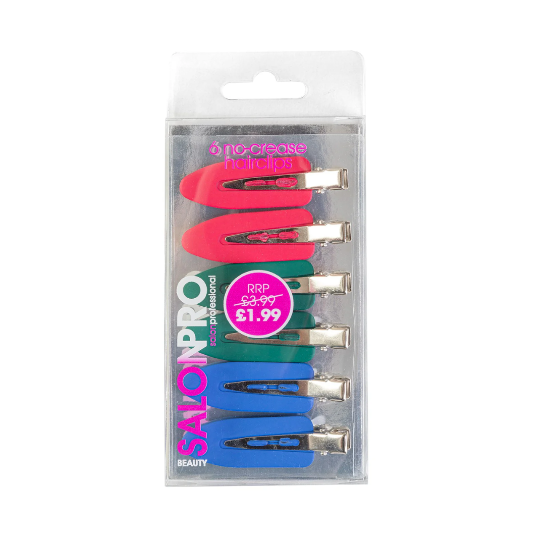 SalonPro Bright Non Crease Clips BEAU333