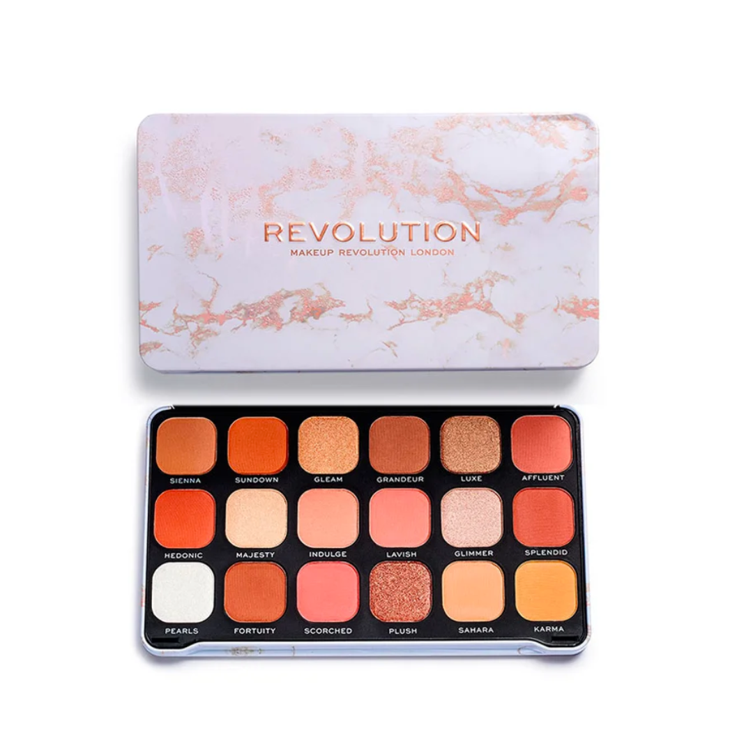 Tester Revolution Forever Flawless Decadent Eyeshadow Palette