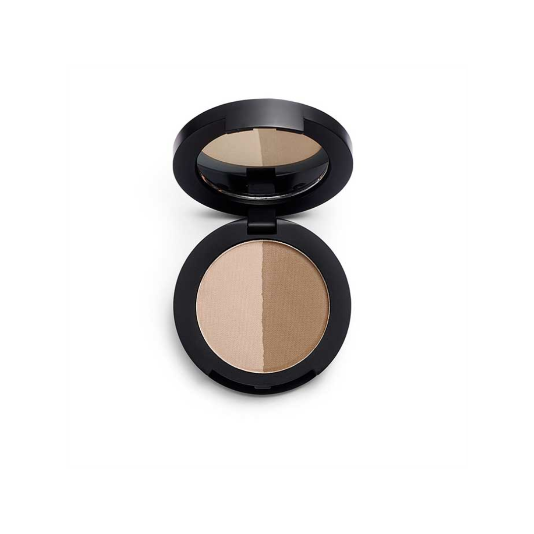 Tester Revolution Pro Duo Brow Powder Medium Brown