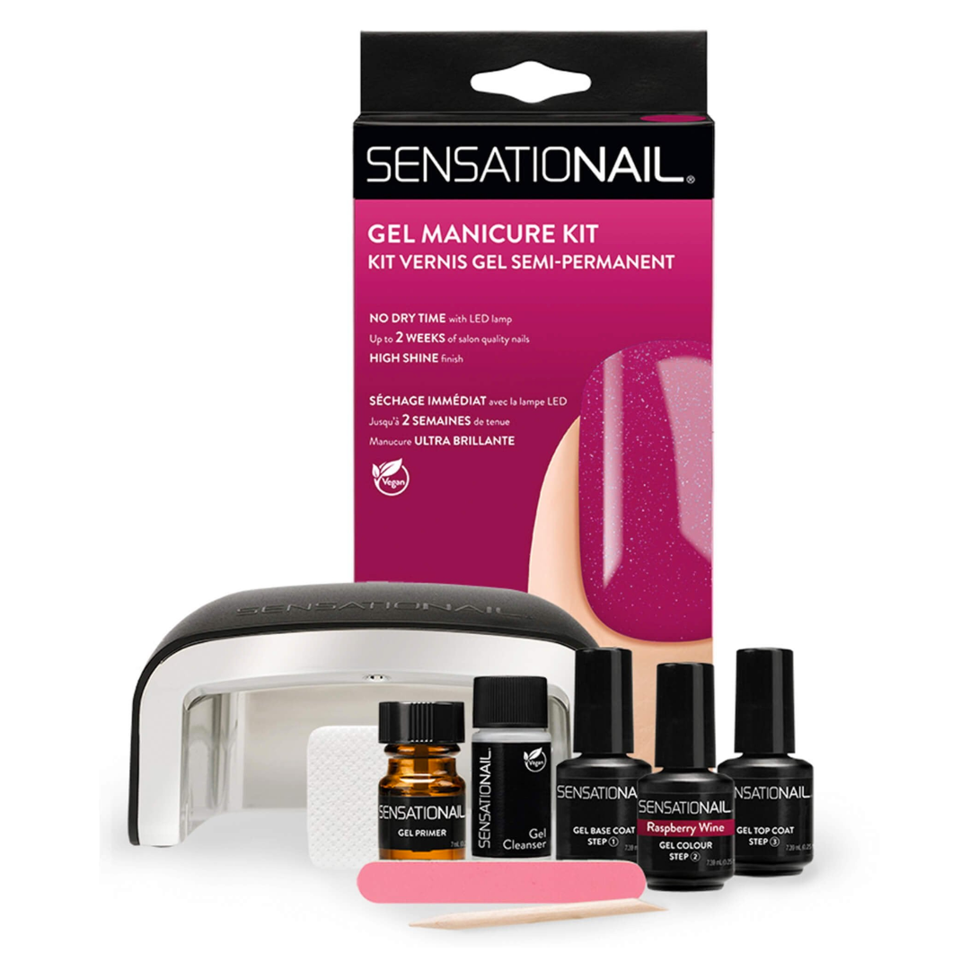 Sensationail Gel Starter Kit Raspberry Wine