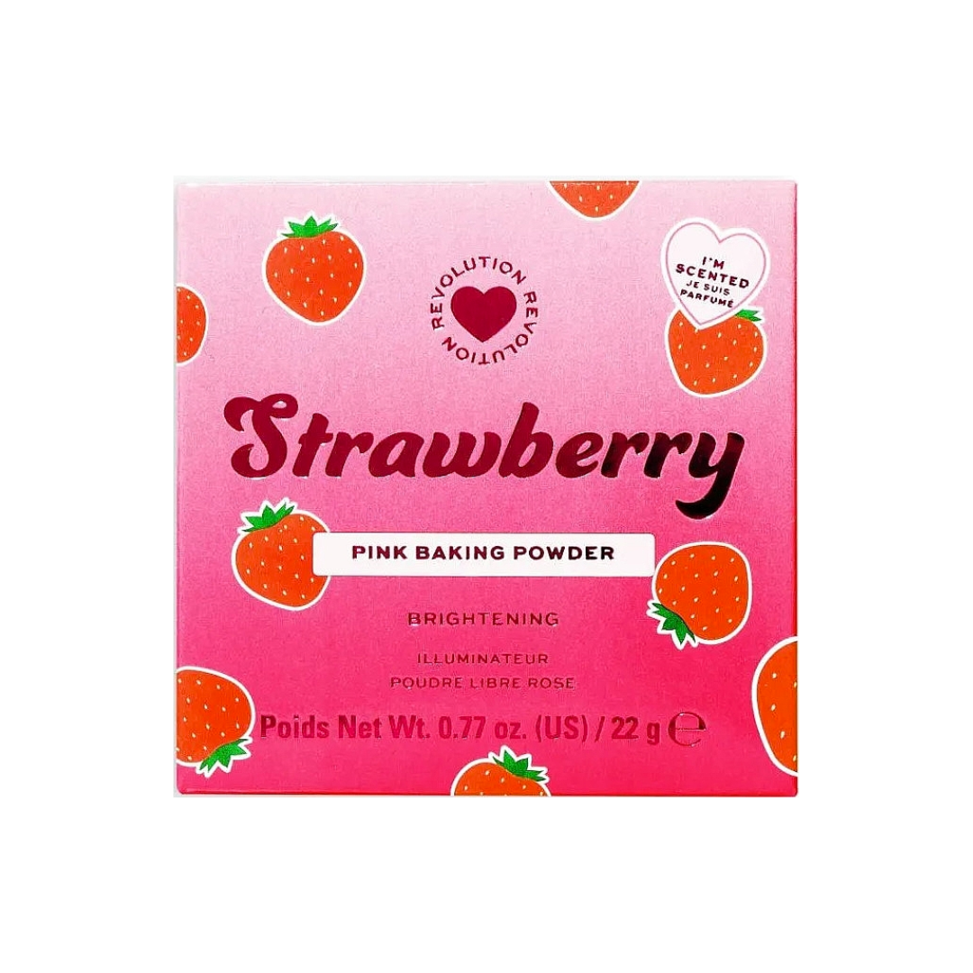 Revolution Pink Scented Baking Powder Strawberry