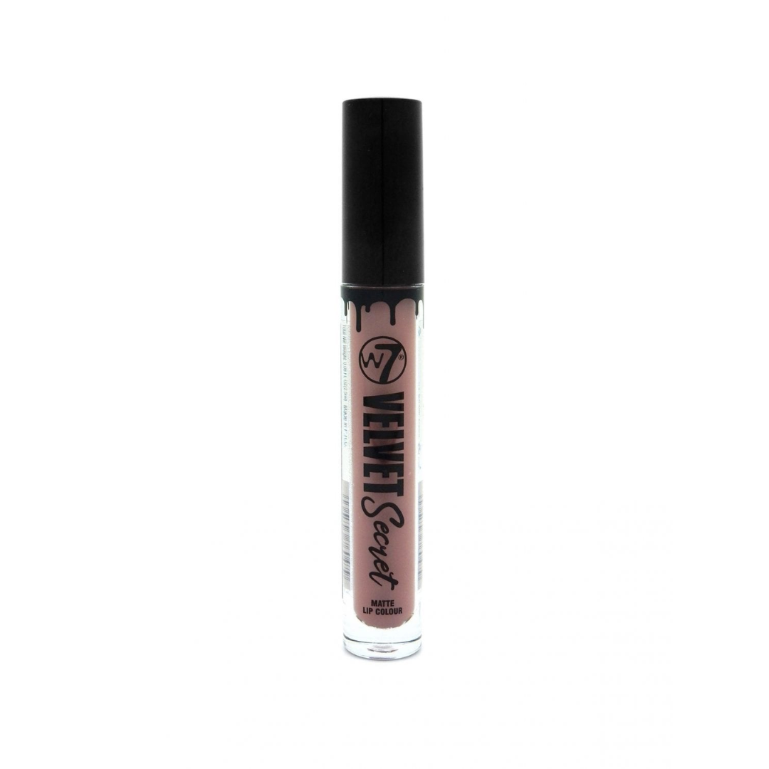 W7 Velvet Secret Nude Matte Lip Colour Cappuccino