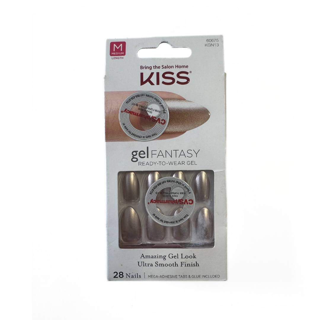 Kiss Gel Fantasy Nails 60675 KGN13 Metallic Stiletto