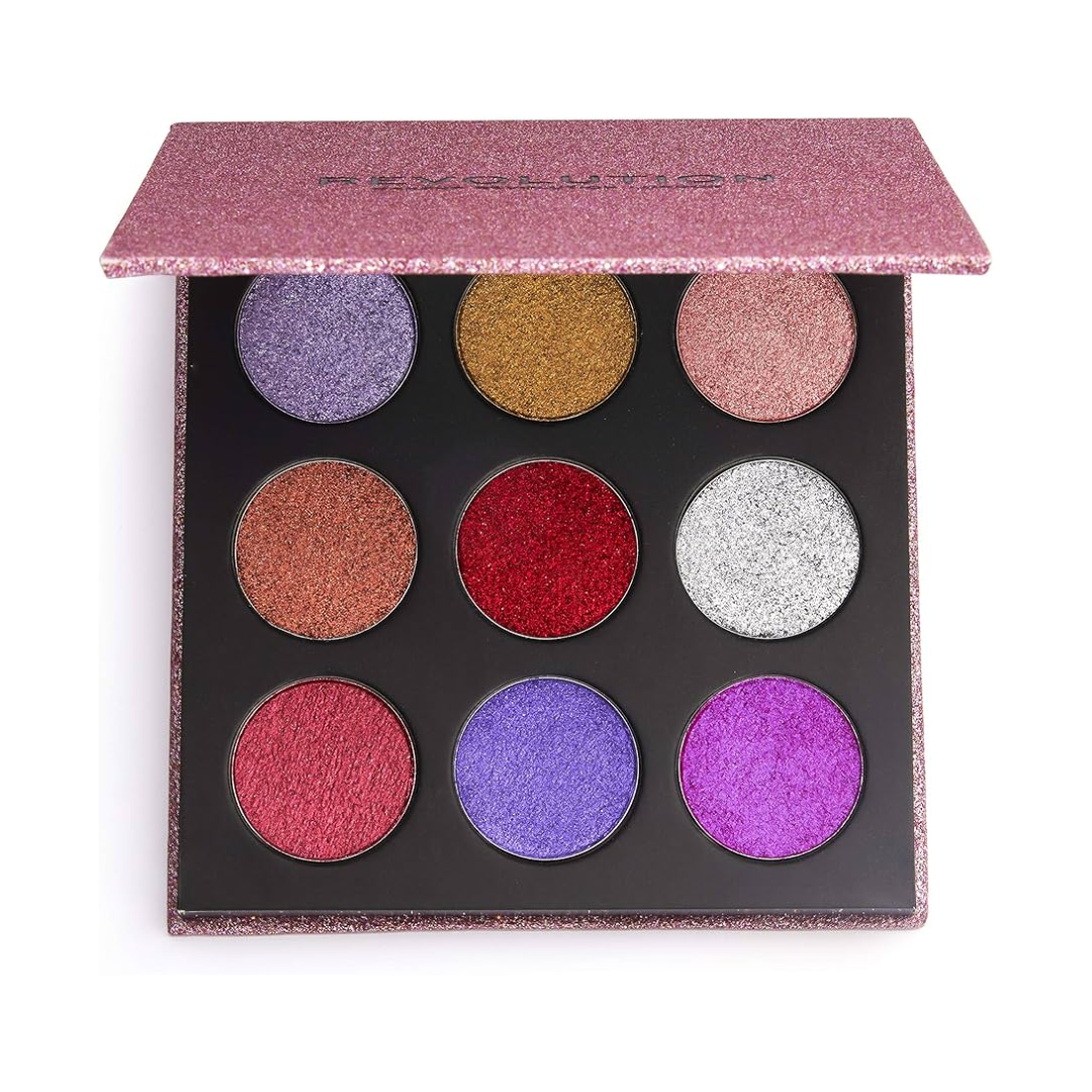 Revolution Pressed Glitter Diva Eyeshadow Palette