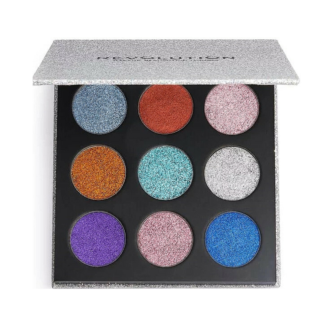 Revolution Pressed Glitter Illusion Eyeshadow Palette