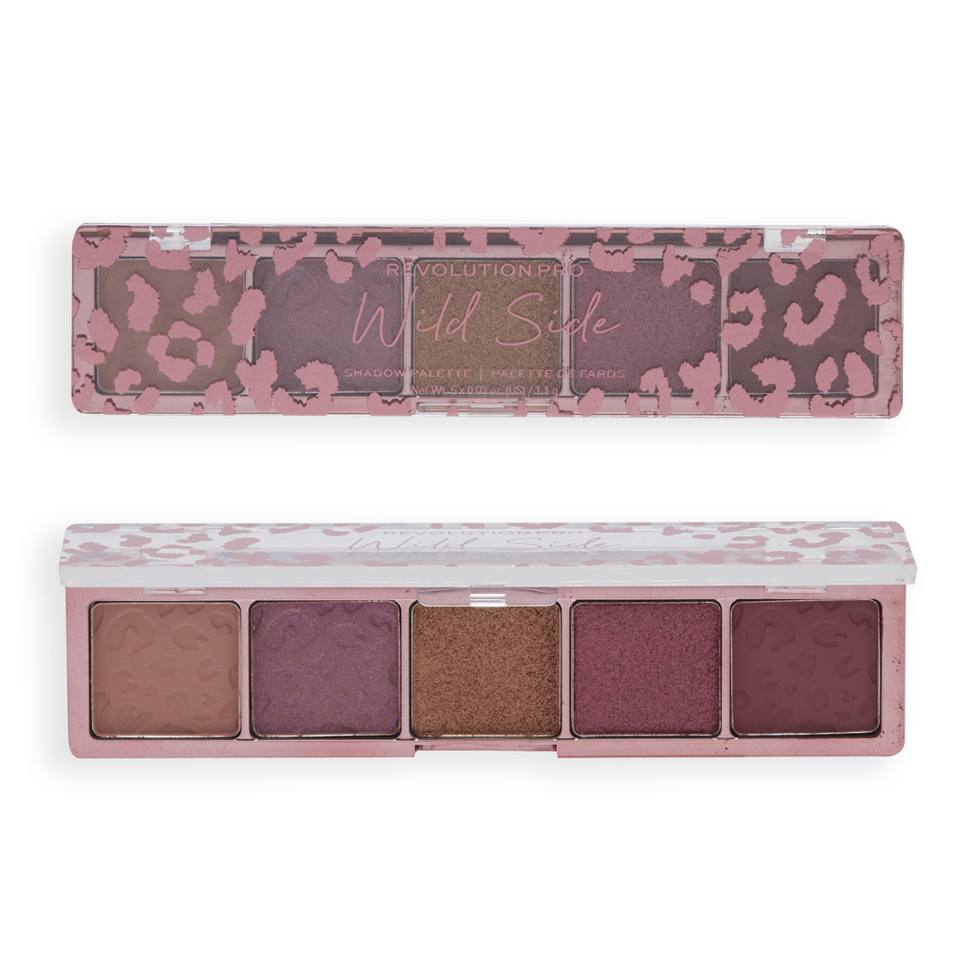 TESTER Revolution Pro Rose Gold Leopard Eyeshadow Palette